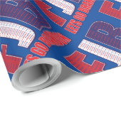 Papier Cadeau FJB laisse aller Brandon (Coin rond)