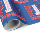 Papier Cadeau FJB - Lets Go Brandon (Coin rond)