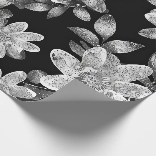 Papier Cadeau FL noir et blanc (Coin)