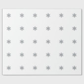 Papier Cadeau Flacon de neige (Plat)