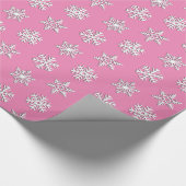 Papier Cadeau Flacons de neige blancs 3 jours, Arrière - plan pe (Coin)