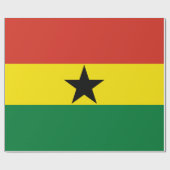 Papier Cadeau Flag du Ghana (Plat)