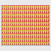 Papier Cadeau Flag of Sicily Repeat Print Trinacria  (Plat)