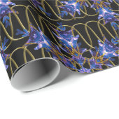 Papier Cadeau Flakes2 flottants au papier d'enveloppement de che (Coin rond)