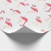 Papier Cadeau Flamant rose (Coin)