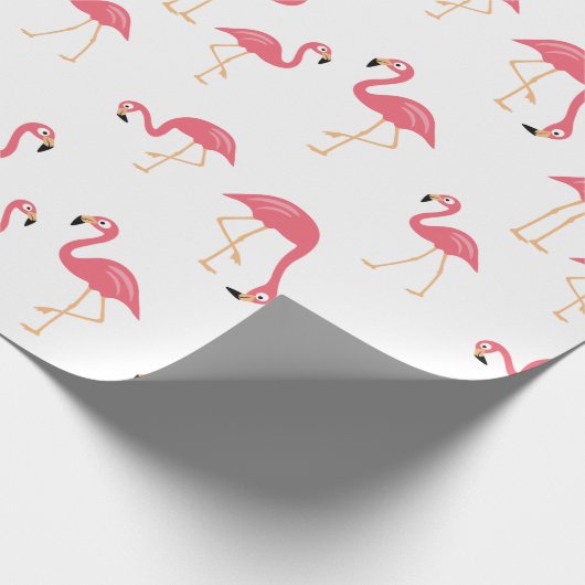 Papier Cadeau Flamant rose (Coin)