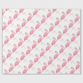 Papier Cadeau Flamant rose (Plat)