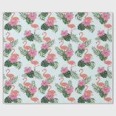 Papier Cadeau Flamant rose (Plat)