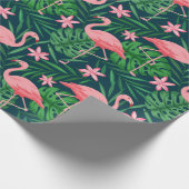Papier Cadeau Flamant rose (Coin)