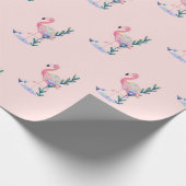 Papier Cadeau Flamant rose (Coin)