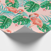Papier Cadeau Flamant rose (Coin)