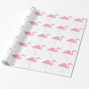 Papier Cadeau Flamant rose