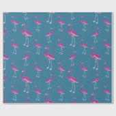 Papier Cadeau Flamant rose (Plat)