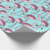 Papier Cadeau Flamant rose (Coin)