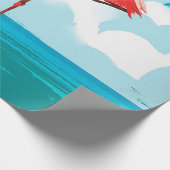 Papier Cadeau Flamant rose (Coin)