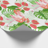 Papier Cadeau Flamant rose (Coin)