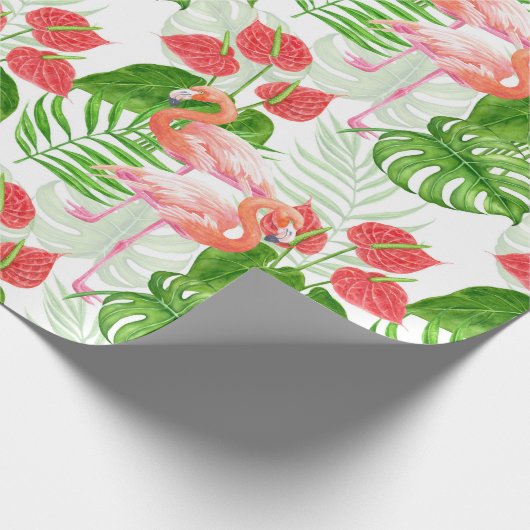 Papier Cadeau Flamant rose (Coin)