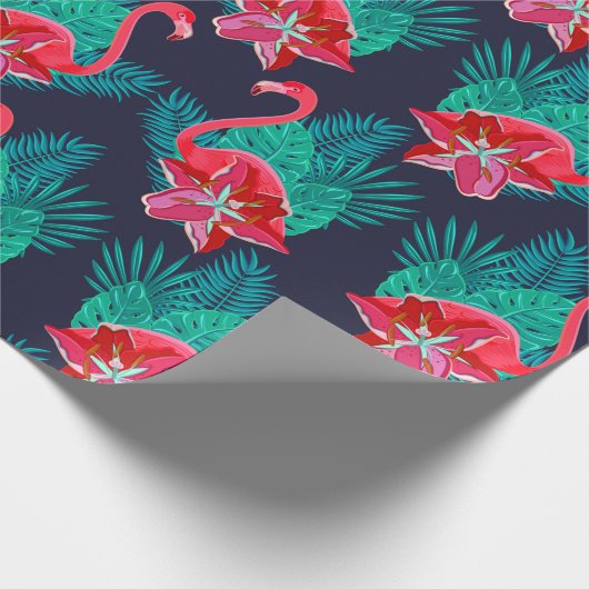 Papier Cadeau Flamant rose (Coin)