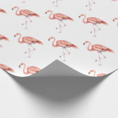 Papier Cadeau Flamant rose rose (Coin)