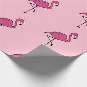Papier cadeau Flamant rose rose vif (Coin)