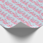 Papier Cadeau Flamant rose : Tropical Vintage Print (Coin)