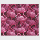 Papier Cadeau Flamants roses (Plat)