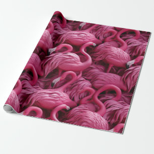 Papier Cadeau Flamants roses