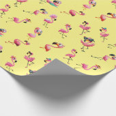 Papier Cadeau Flamants roses (Coin)