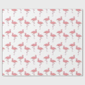 Papier Cadeau Flamants roses roses Classique Motif tropical (Plat)