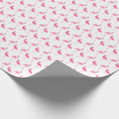 Papier Cadeau Flamants roses roses mignons (Coin)