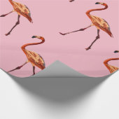 Papier Cadeau Flamants roses roses Papier d'enveloppement (Coin)