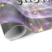 Papier Cadeau Flambée d'énergie (Coin rond)