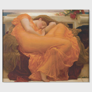 Papier Cadeau Flamber juin par Frederic Leighton