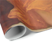 Papier Cadeau Flamber juin par Frederic Leighton (Coin rond)