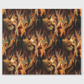 Papier Cadeau Flames dansantes..... (Plat)