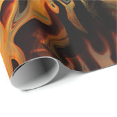 Papier Cadeau Flames dansantes..... (Coin rond)