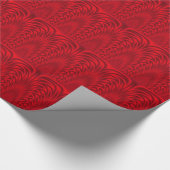 Papier Cadeau Flames de danse rouge (Coin)