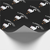 Papier Cadeau Flamin-fantôme Funny Flamant rose Fantôme Pun Fant (Coin)