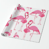 Papier Cadeau Flamingo rose (Déroulé)