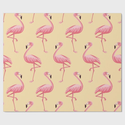 Papier Cadeau Flamingo seamless pattern background. Pink flaming (Plat)