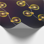 Papier Cadeau Flamme à cordes festives (Coin)