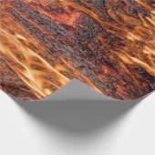 Papier Cadeau Flamme orange (Coin)