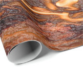 Papier Cadeau Flamme orange (Coin rond)