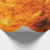 Papier Cadeau Flamme orange (Coin)