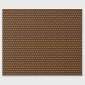 Papier Cadeau Flamme Phoenix Circulaire Graphique (Plat)
