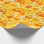 Papier Cadeau Flammes chaudes (Coin)