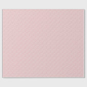 Papier Cadeau Flammes de neige blanches simples Noël rose (Plat)