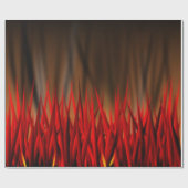 PAPIER CADEAU FLAMMES D'INCENDIE (Plat)