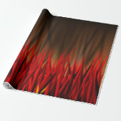 PAPIER CADEAU FLAMMES D'INCENDIE (Déroulé)