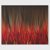 PAPIER CADEAU FLAMMES D'INCENDIE (Plat)